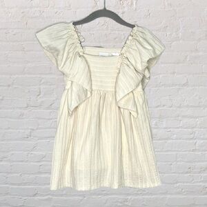 Zara Ribbed Ruffle Dress